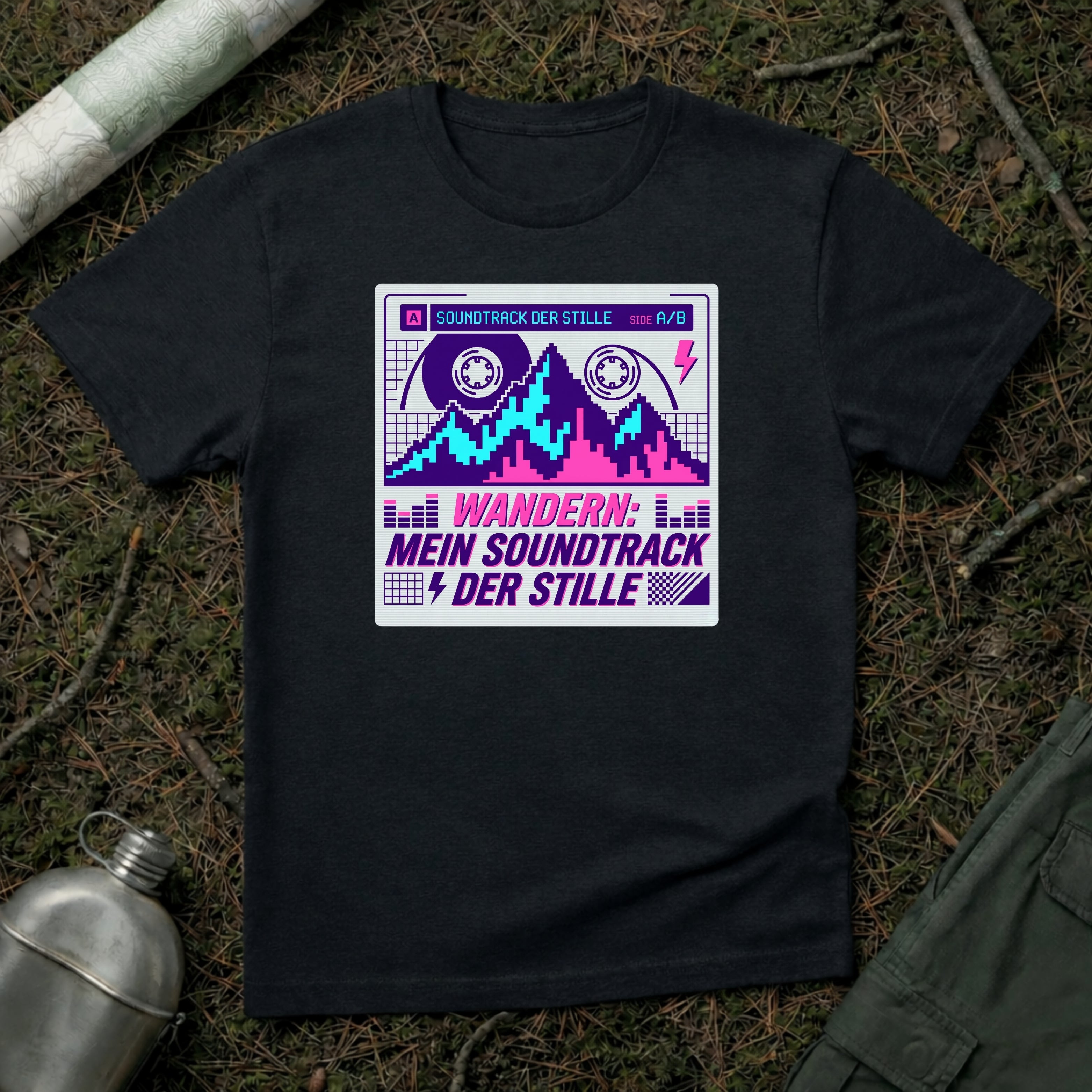 Wandern Mein Soundtrack der Stille T-Shirt