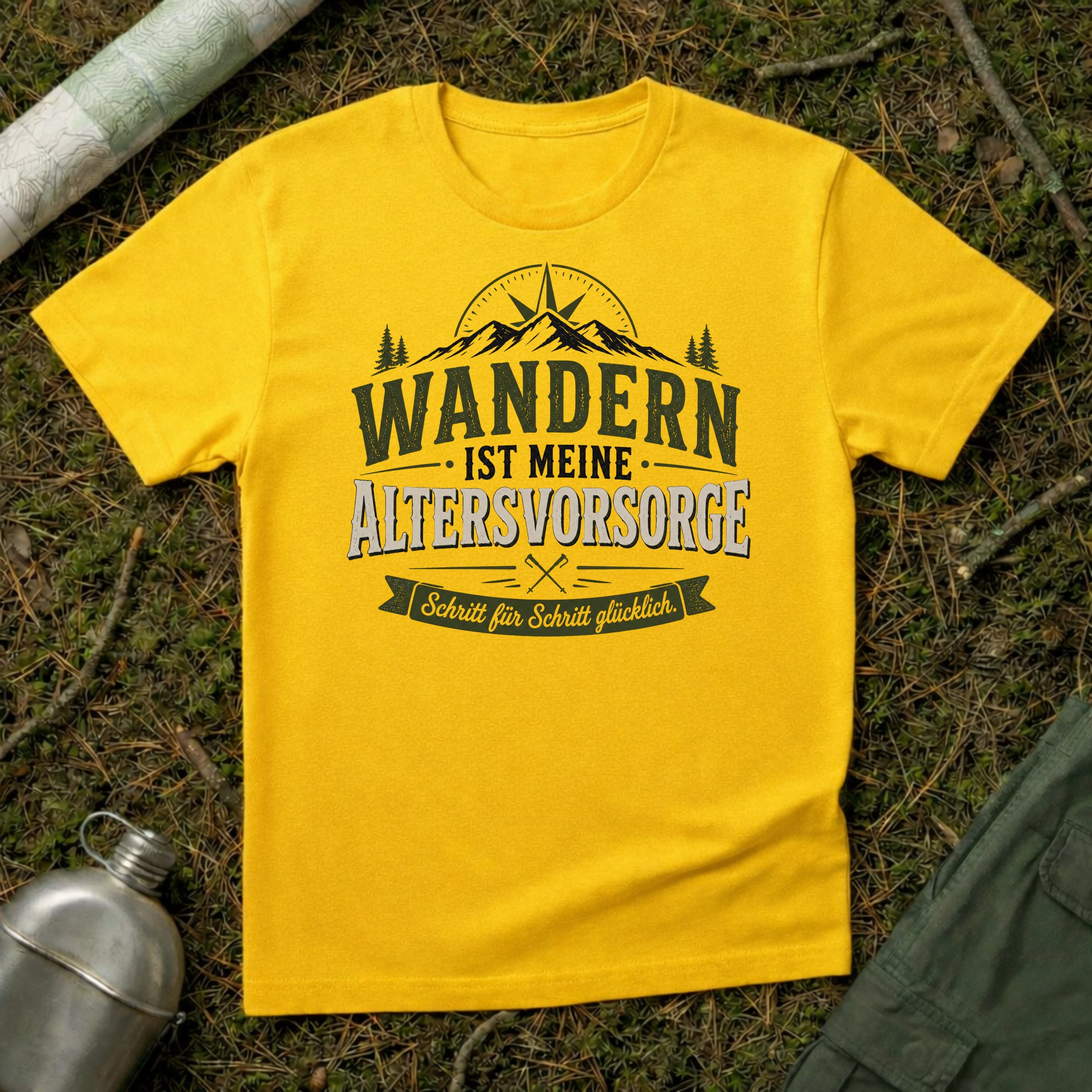 Wandern ist meine Altersvorsorge T-Shirt