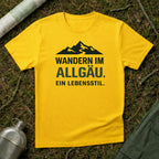 Wandern im Allgäu Lebensstil T-Shirt