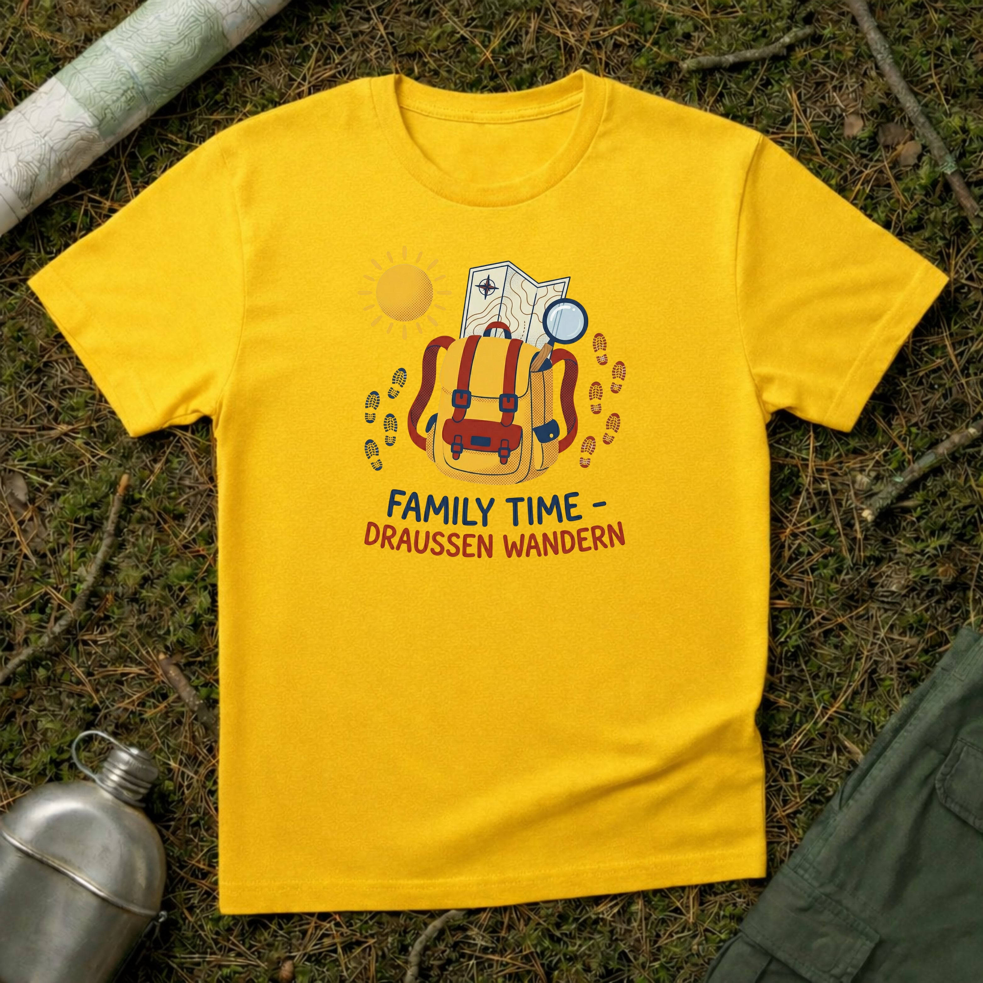 Family Time Draussen Wandern T-Shirt