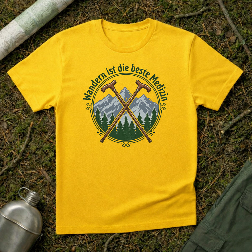 Wandern ist die beste Medizin T-Shirt