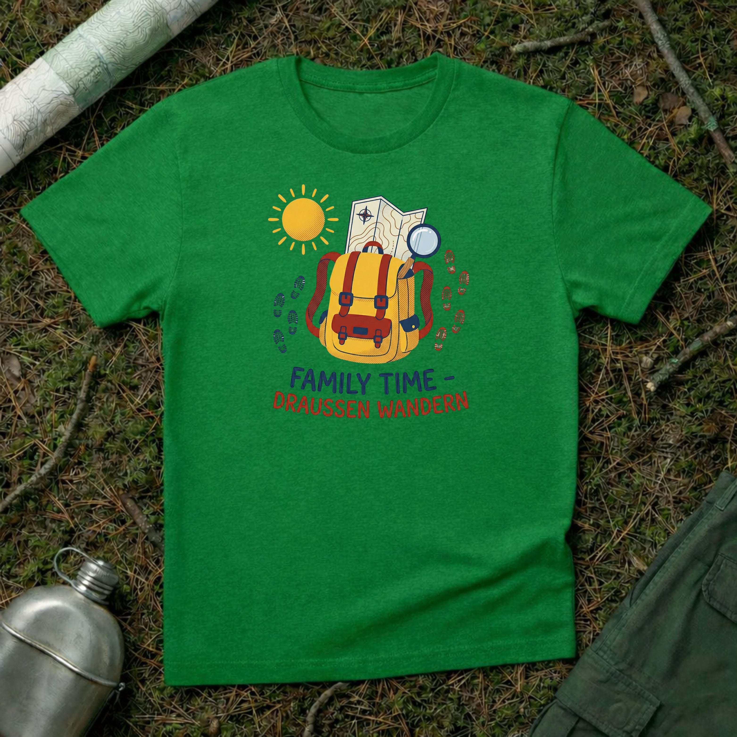 Family Time Draussen Wandern T-Shirt