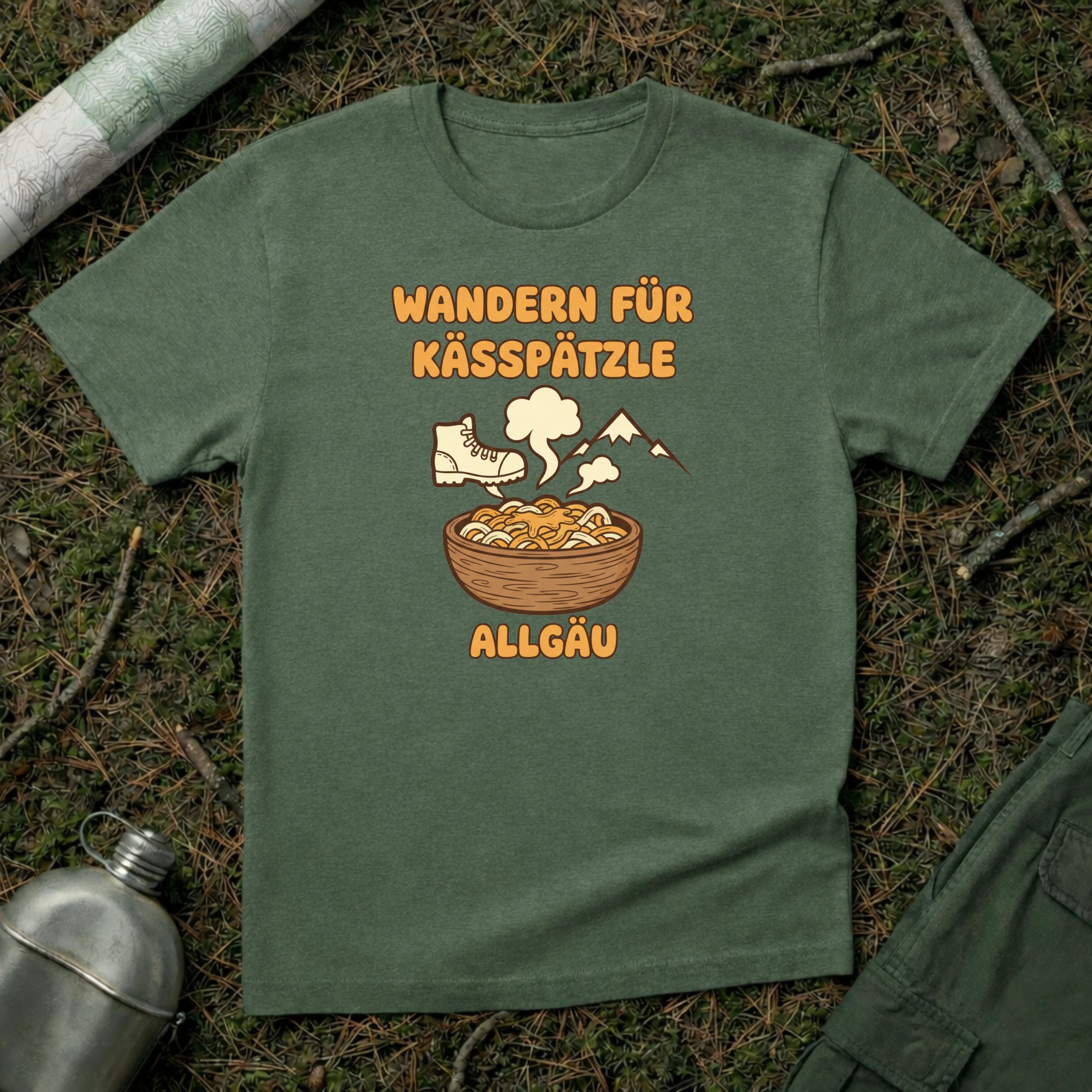 Wandern für Kässpätzle T-Shirt