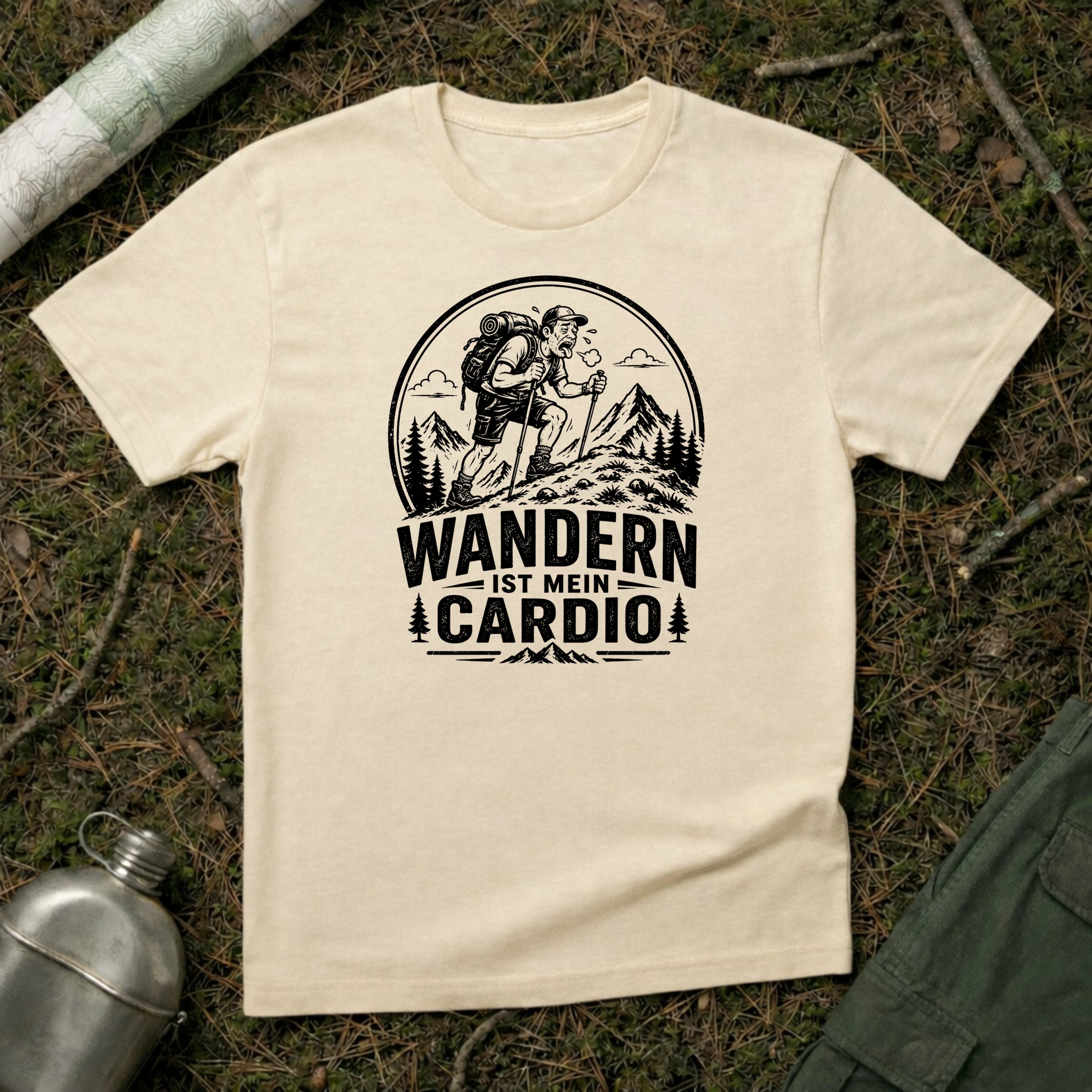 Wandern ist mein Cardio T-Shirt