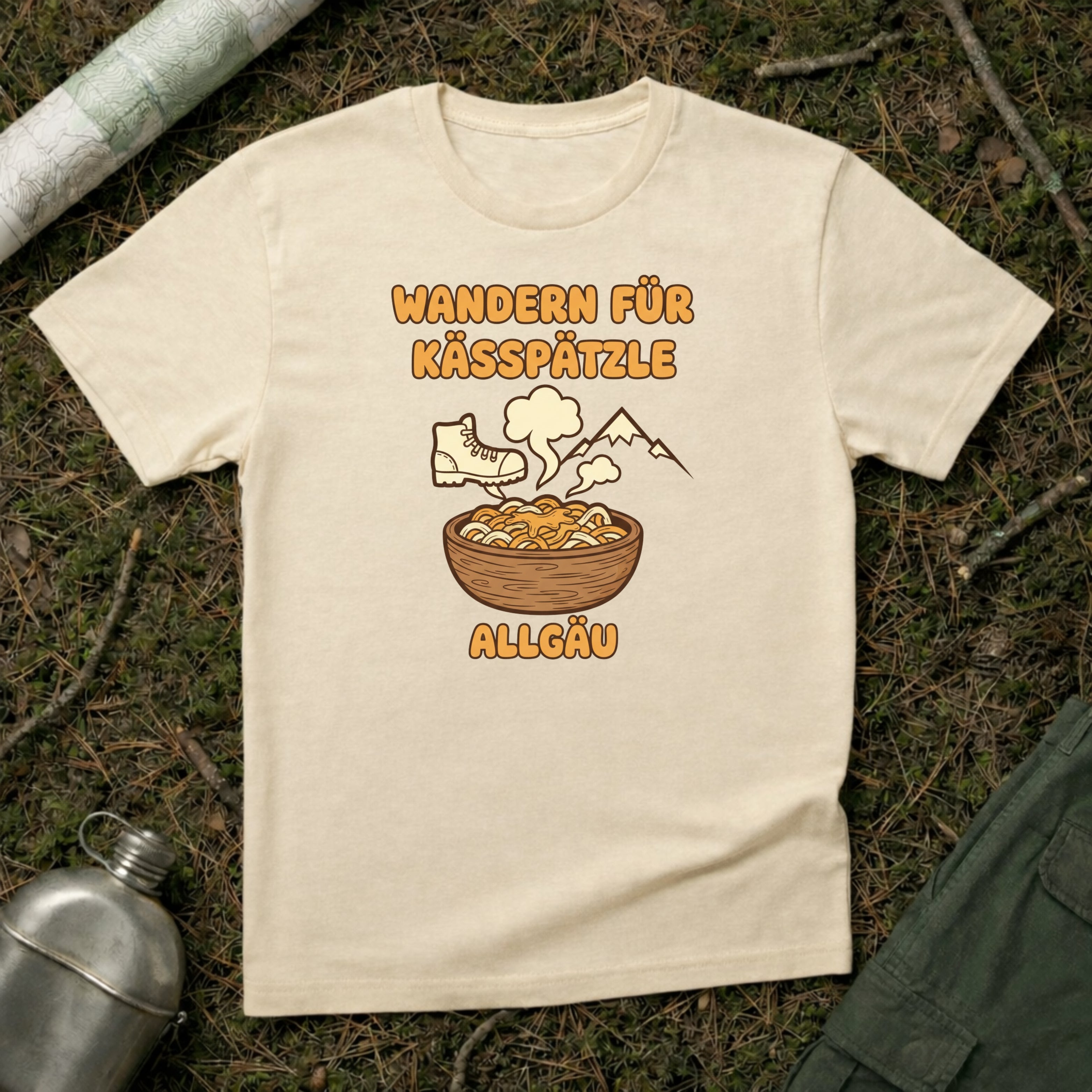 Wandern für Kässpätzle T-Shirt