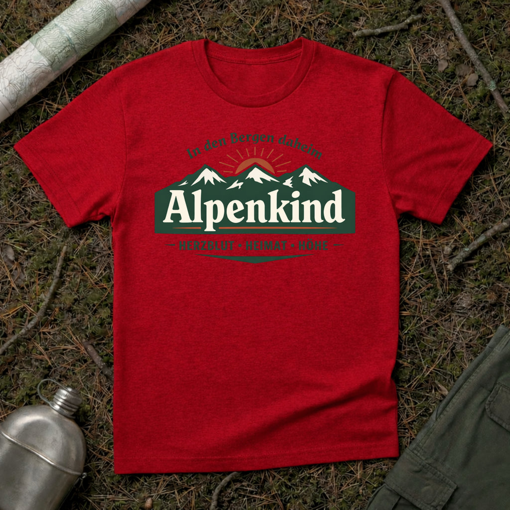 Alpenkind In den Bergen daheim T-Shirt