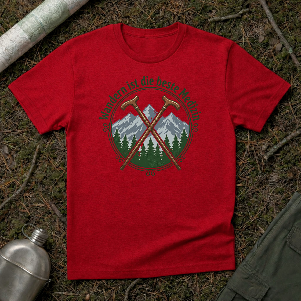 Wandern ist die beste Medizin T-Shirt