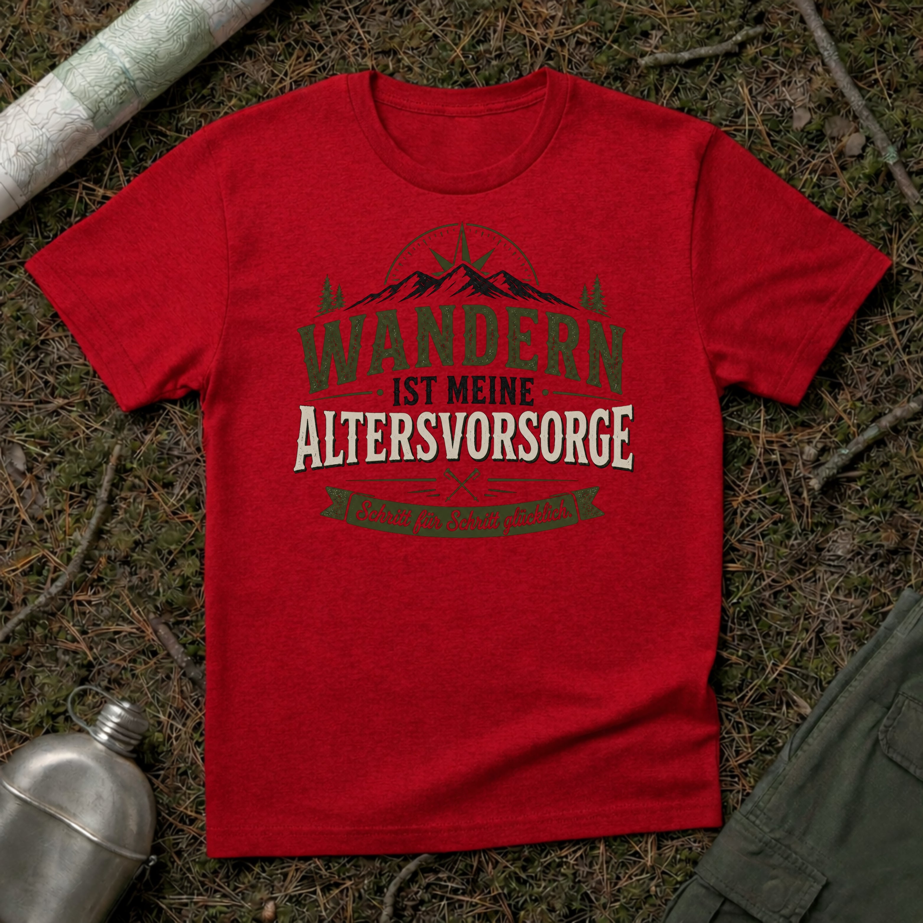 Wandern ist meine Altersvorsorge T-Shirt