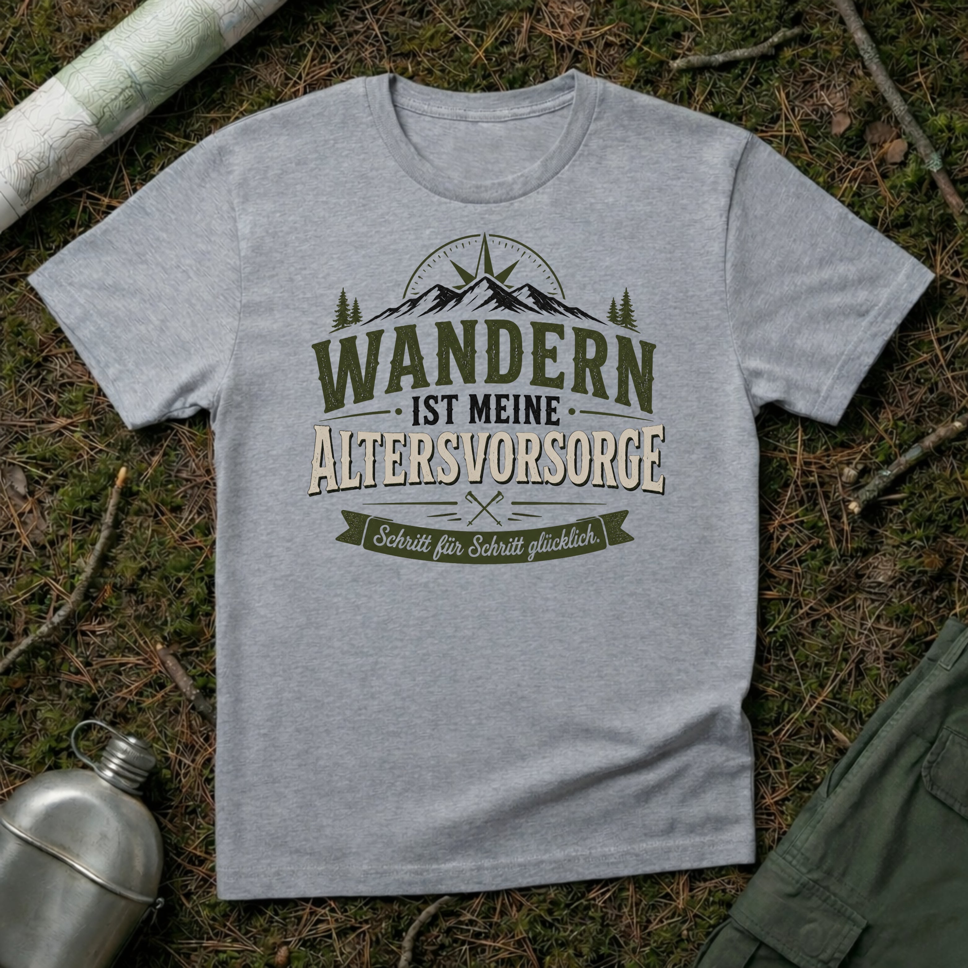 Wandern ist meine Altersvorsorge T-Shirt