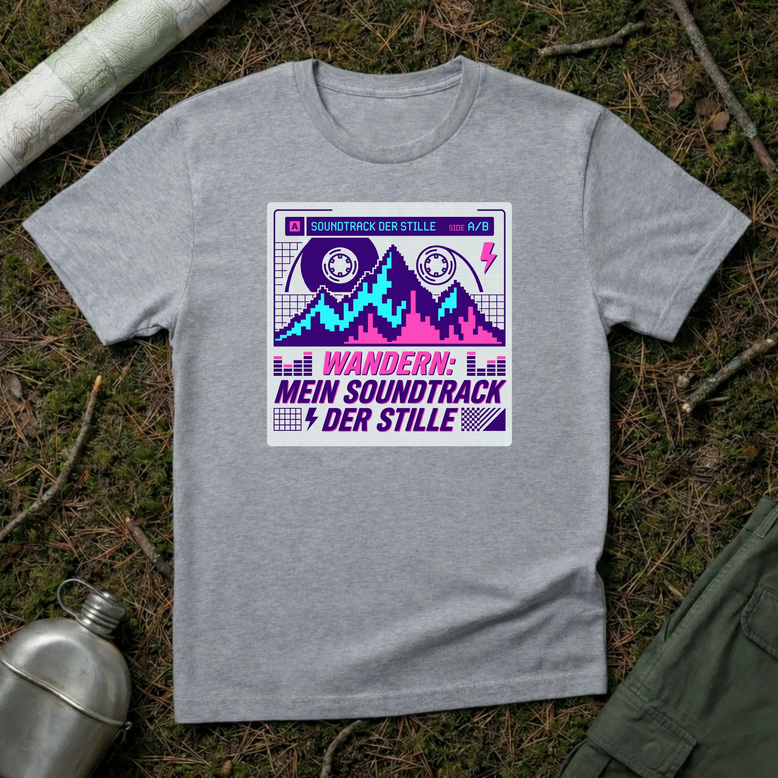 Wandern Mein Soundtrack der Stille T-Shirt