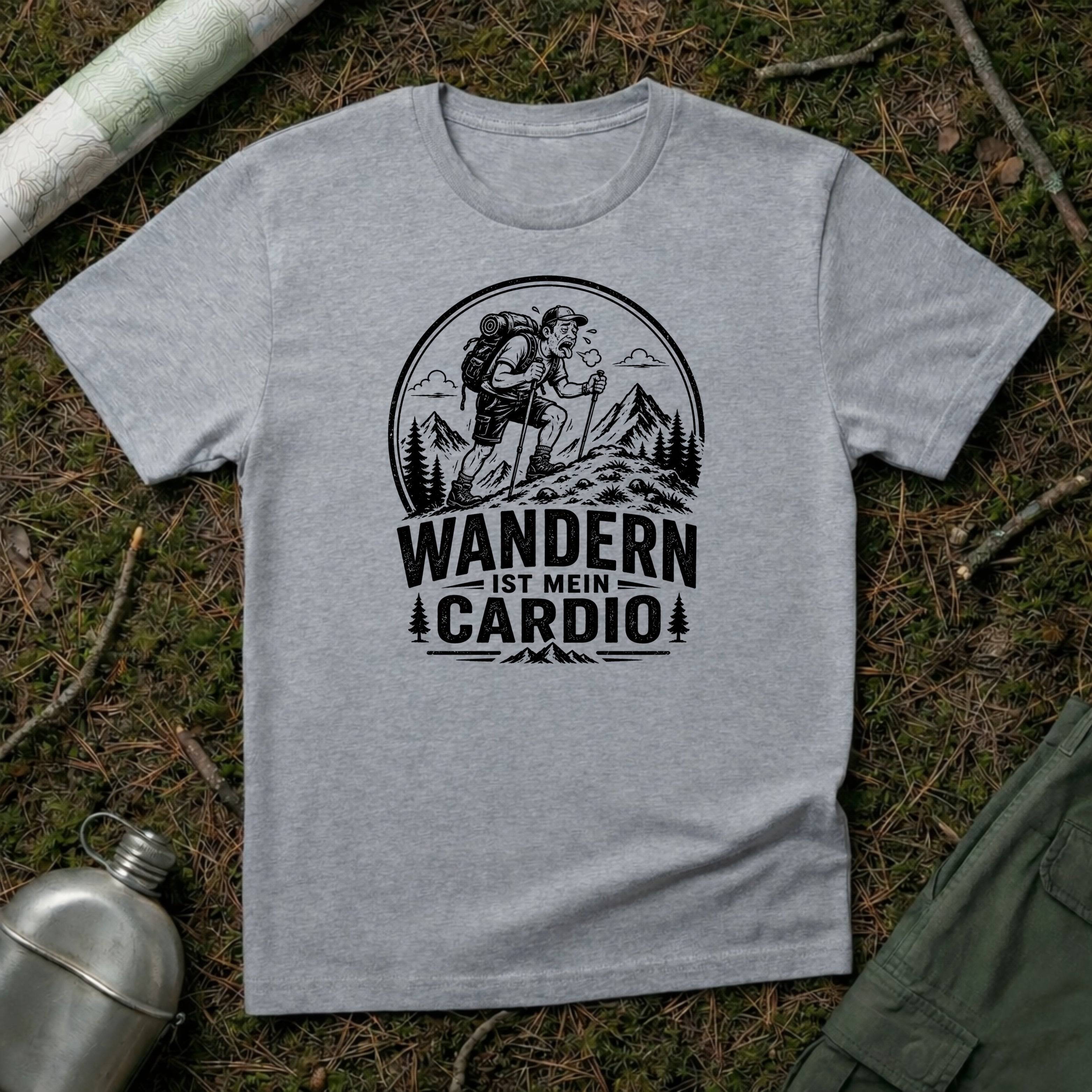 Wandern ist mein Cardio T-Shirt