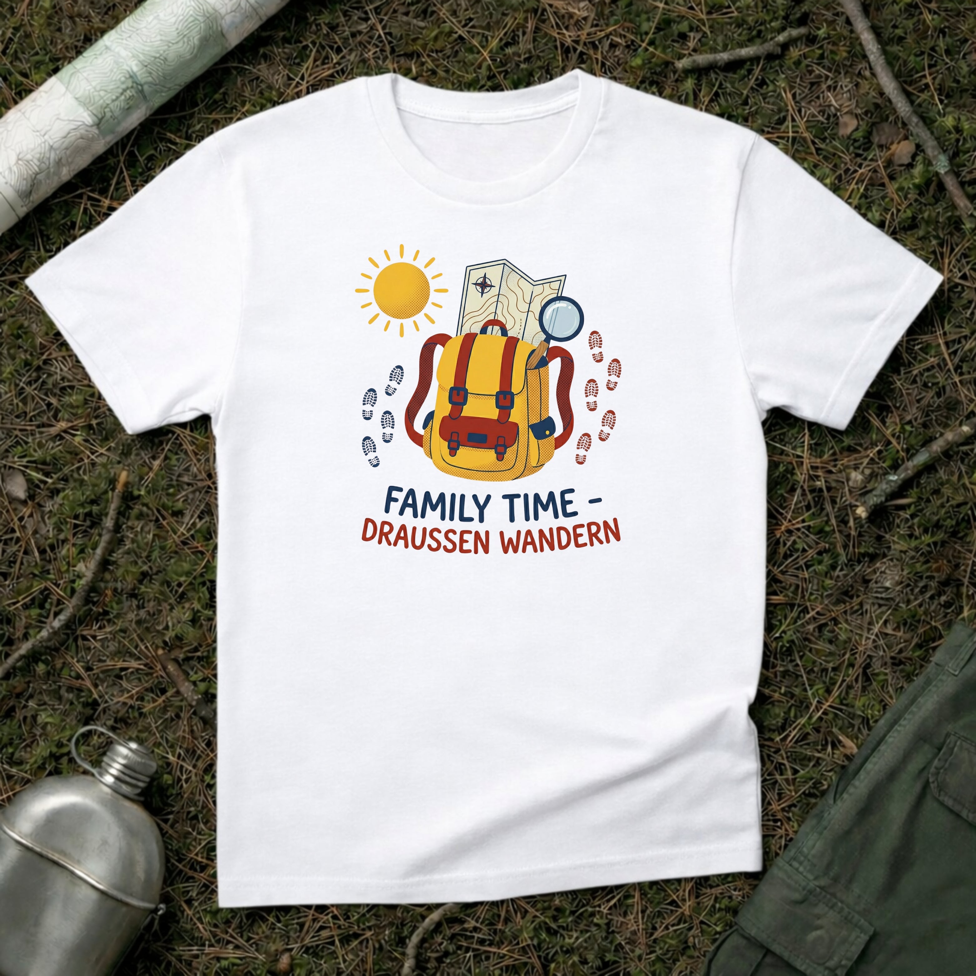 Family Time Draussen Wandern T-Shirt