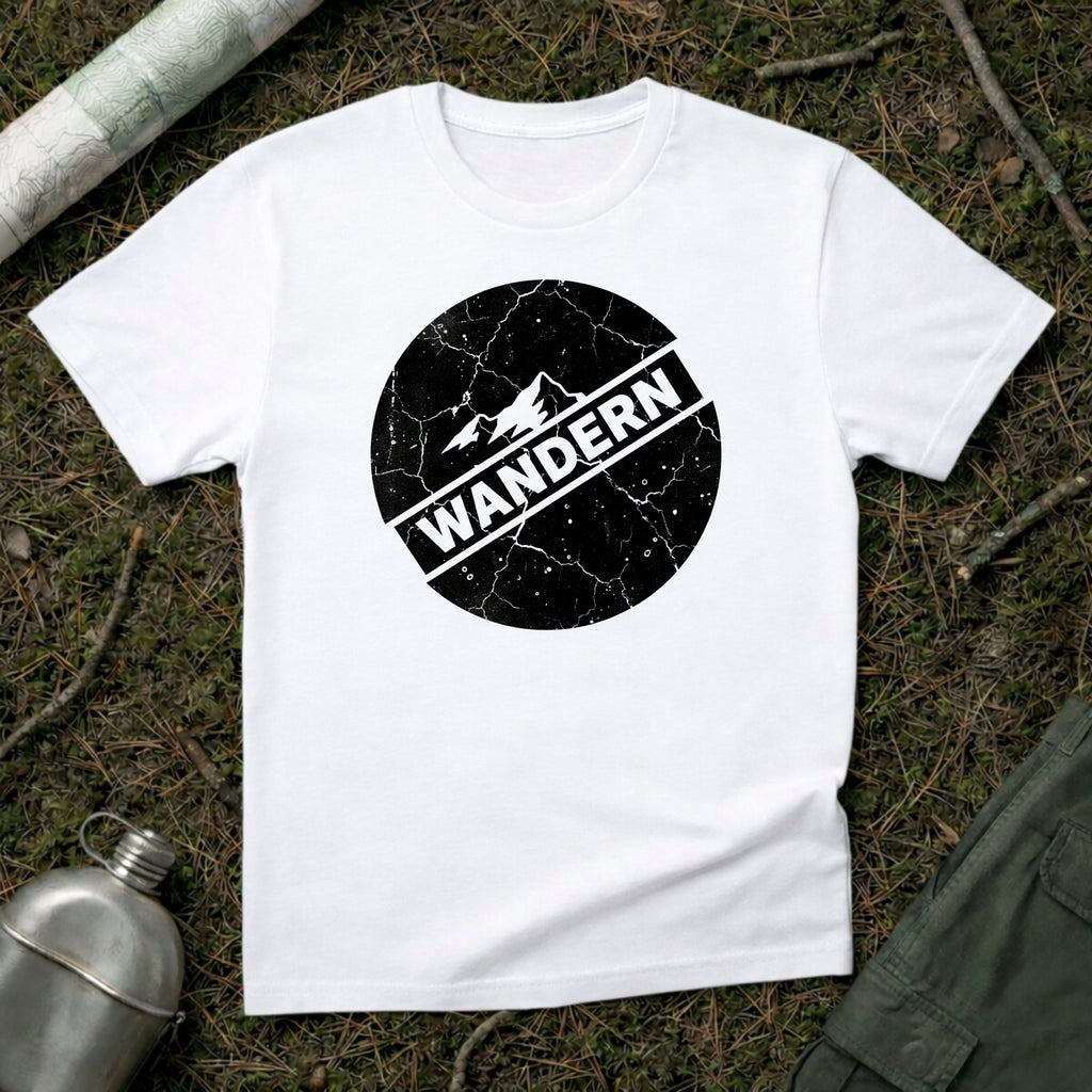 Wandern Blackout Stamp T-Shirt