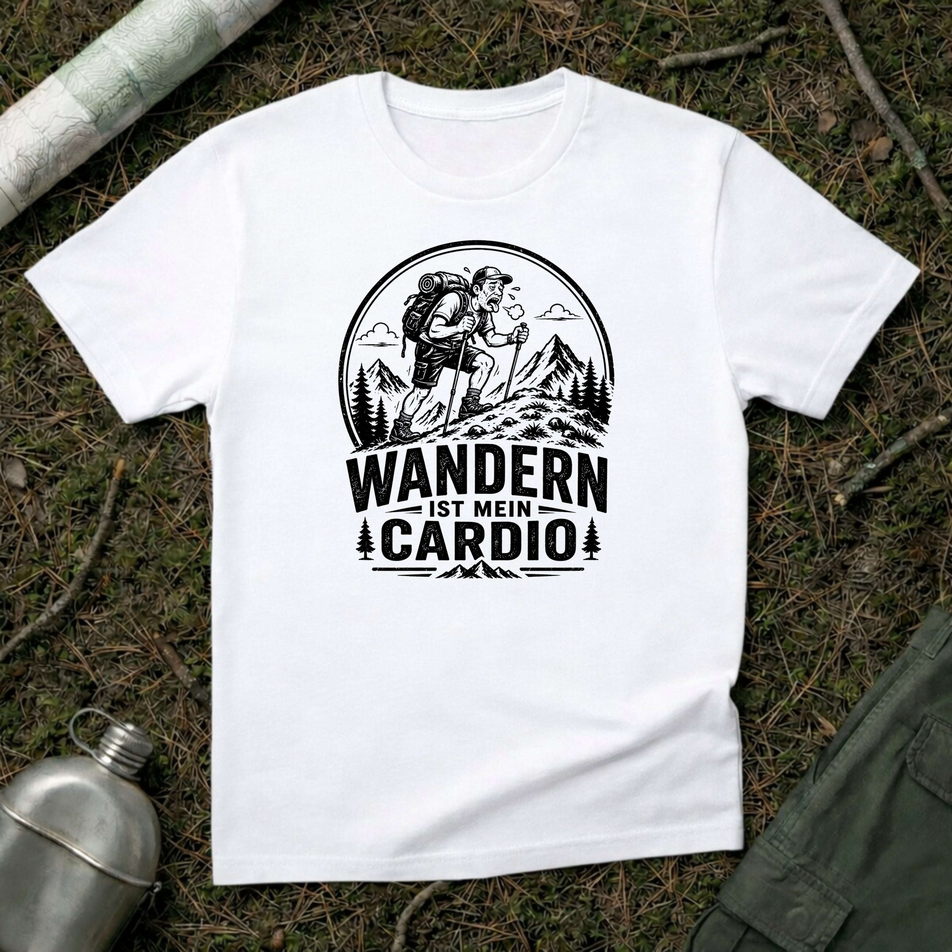 Wandern ist mein Cardio T-Shirt
