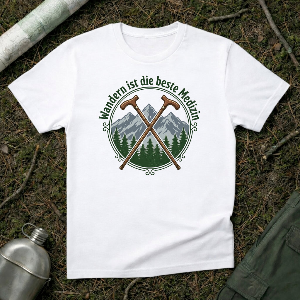 Wandern ist die beste Medizin T-Shirt
